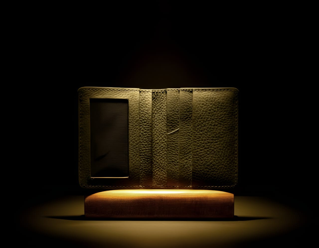 TrustCarries Premium Gray Croc Leather Wallet for Men 