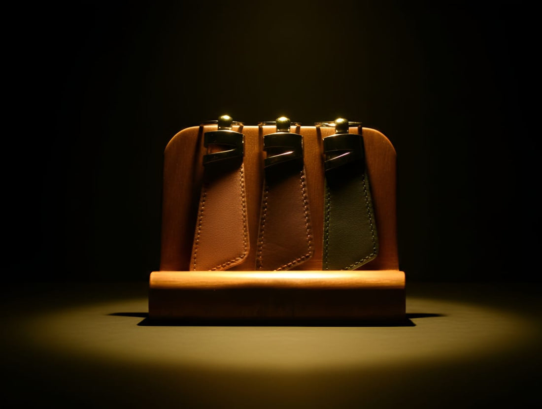 Trust Carries Z-Shape Keychain Premium Cow Leather Key Holder