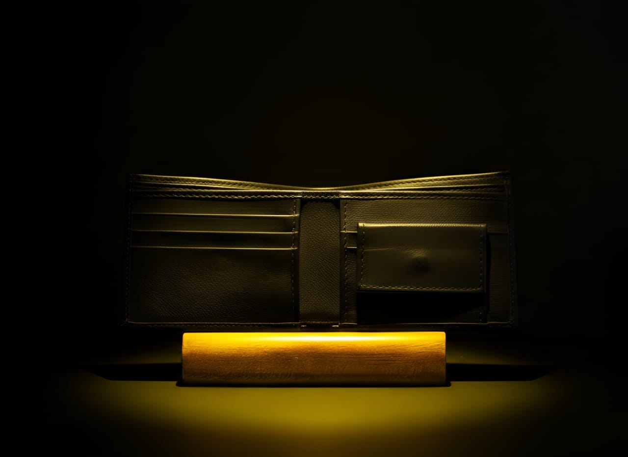 Trustcarries Black Sheep Leather Wallet Interior Card Slots