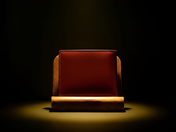 Trustcarries Mehroon Cow Leather Book Style Wallet Front