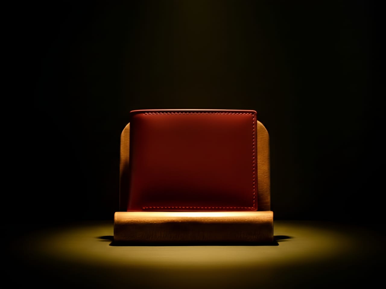 Trustcarries Mehroon Cow Leather Wallet Texture