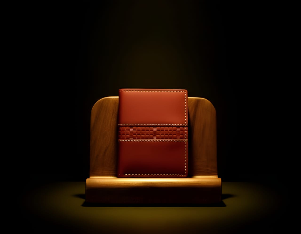 Trustcarries Mehroon Genuine Cow Leather Cardholder
