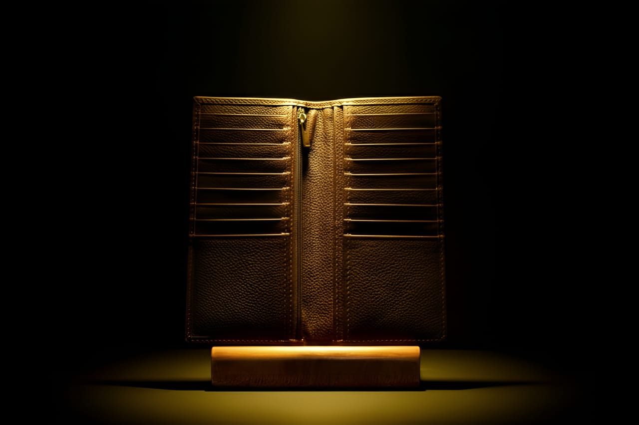 Trustcarries Mild Coat Wallet in dark brown – Premium Cow Mehran Mild Leather Wallet